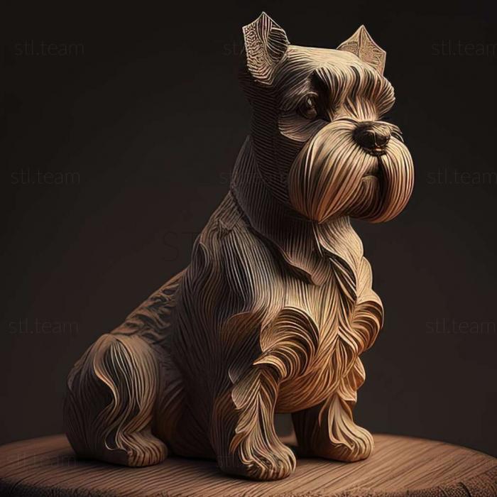 Zwergschnauzer dog